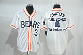 Bad News Bears #3 1976 Chico's Bail Bonds White Stitched Movie Jersey,baseball caps,new era cap wholesale,wholesale hats